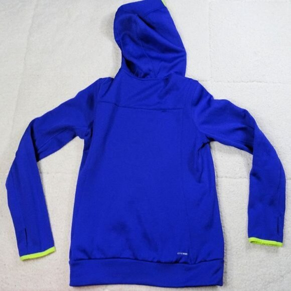 Adidas Purple Climawarm Hoodie w/ Pockets Small - Picture 2 of 6